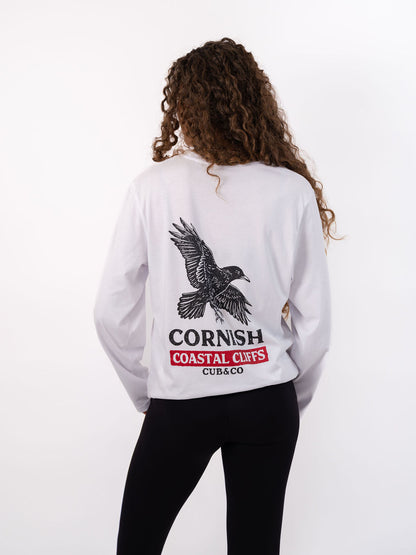 Chough Long Sleeve T-Shirt - White