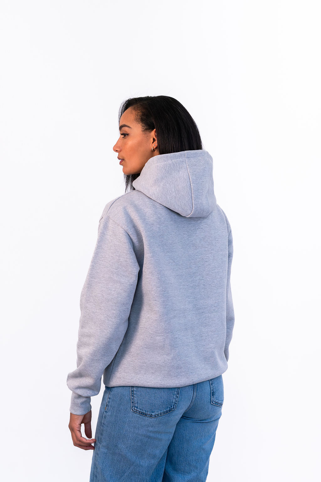 Bear Basic Heavyweight Hoodie - Heather Grey