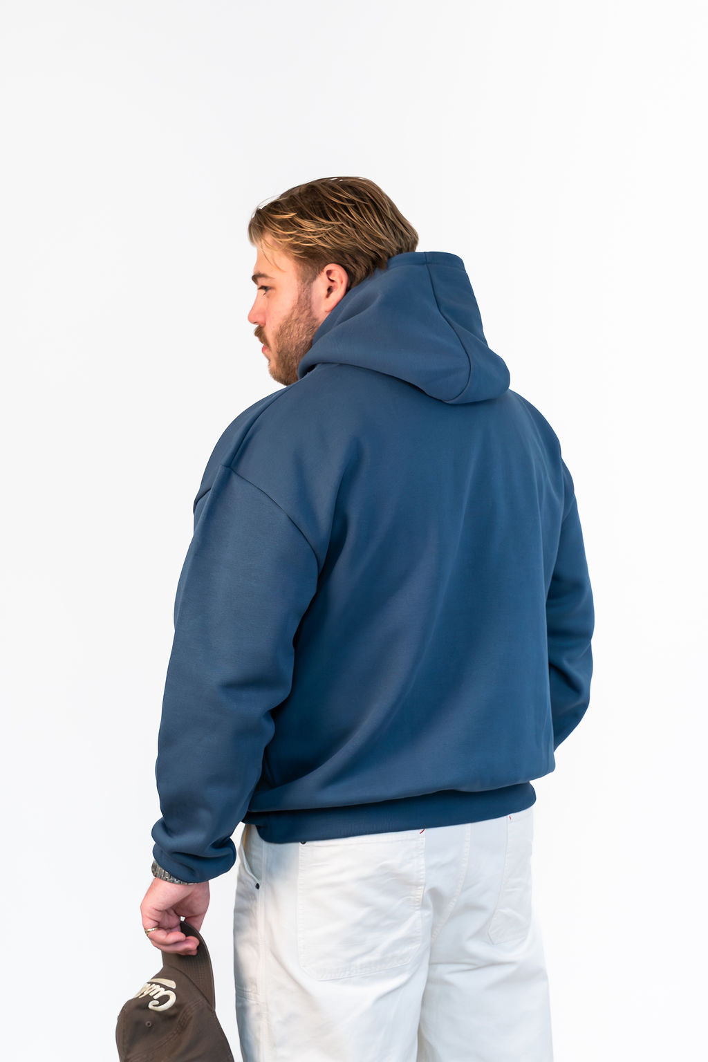 Bear Basic Heavyweight Hoodie - Vintage Blue