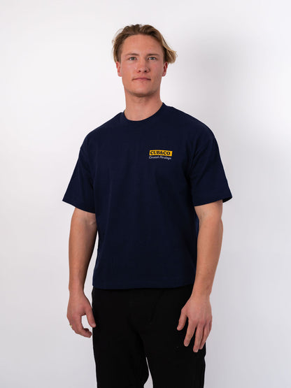 Atlantic Heavyweight Box T-Shirt - Navy