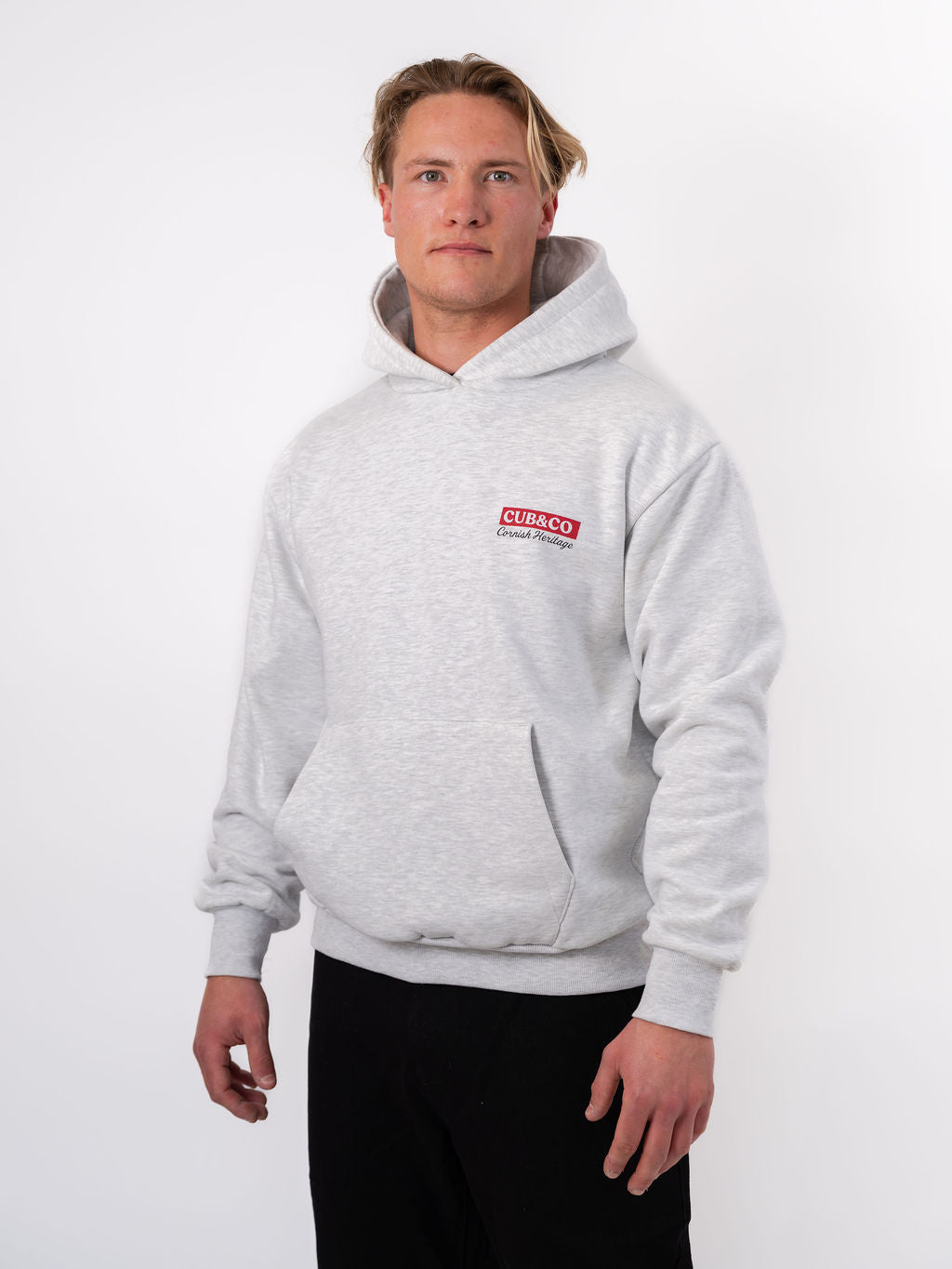 Chough Heavyweight Hoodie - Ash Grey