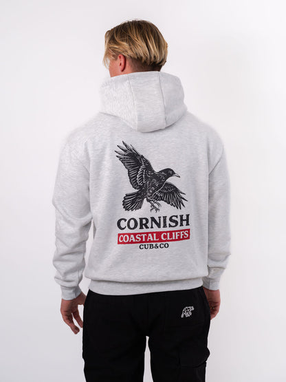 Chough Heavyweight Hoodie - Ash Grey