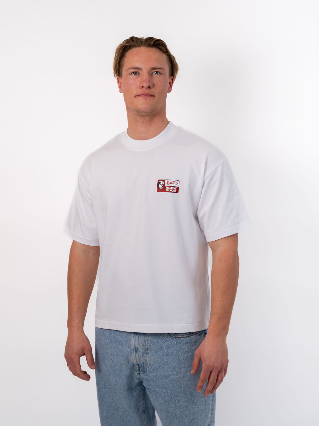 Maintenance Heavyweight Box T-Shirt - White