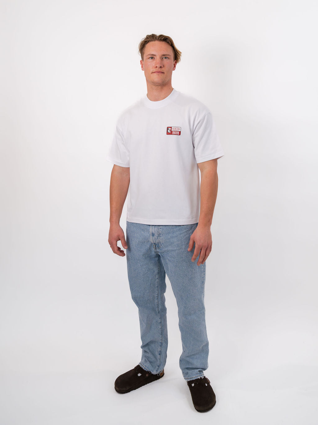 Maintenance Heavyweight Box T-Shirt - White