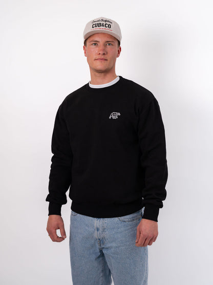 Polybear Heavyweight Sweatshirt -  Black