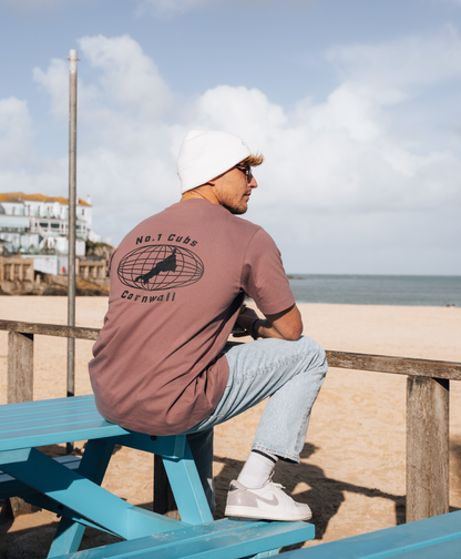 Worldwide Heavyweight Relaxed Fit T-Shirt - Blackcurrant