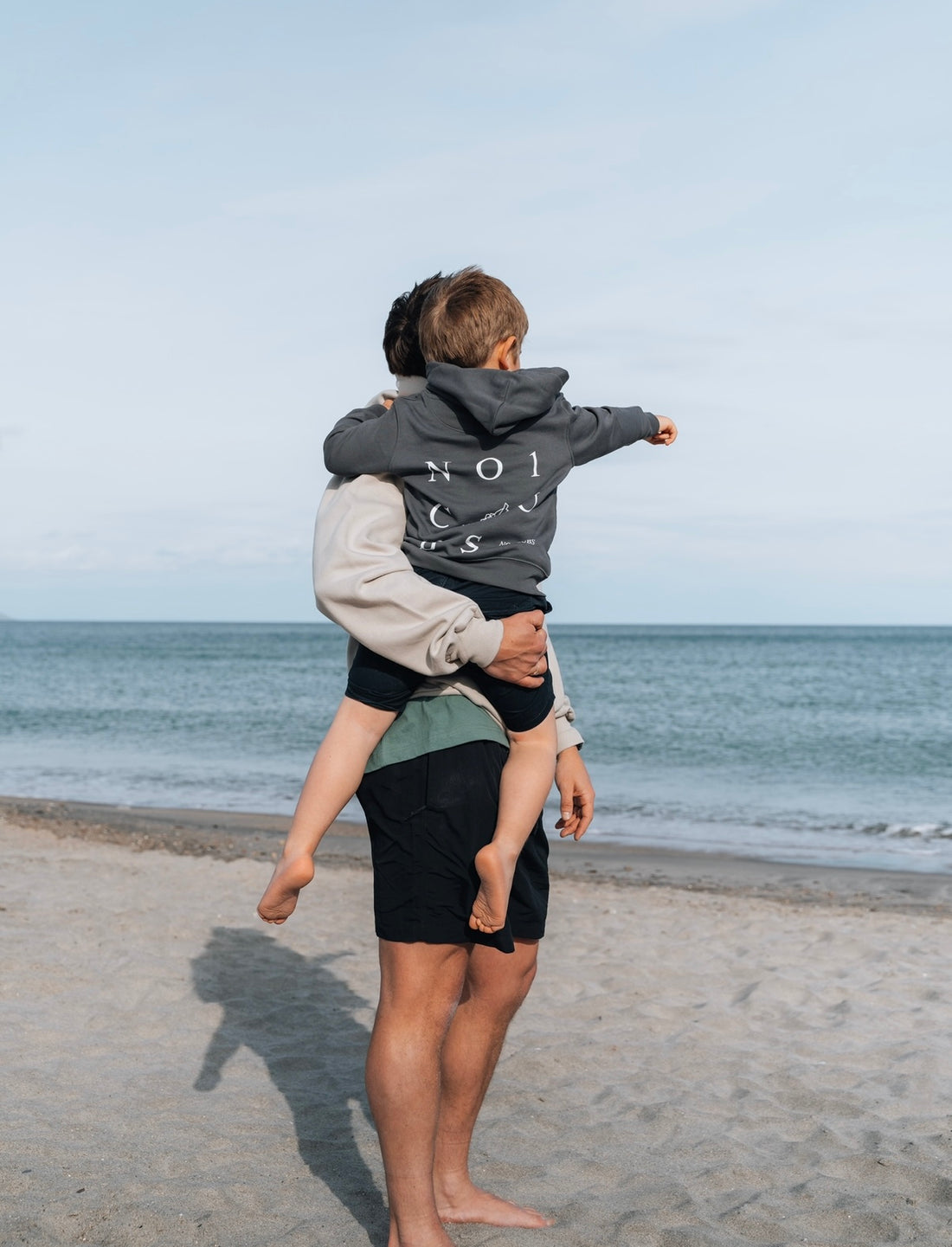 Kids 3 Tier Slate Grey Hoodie