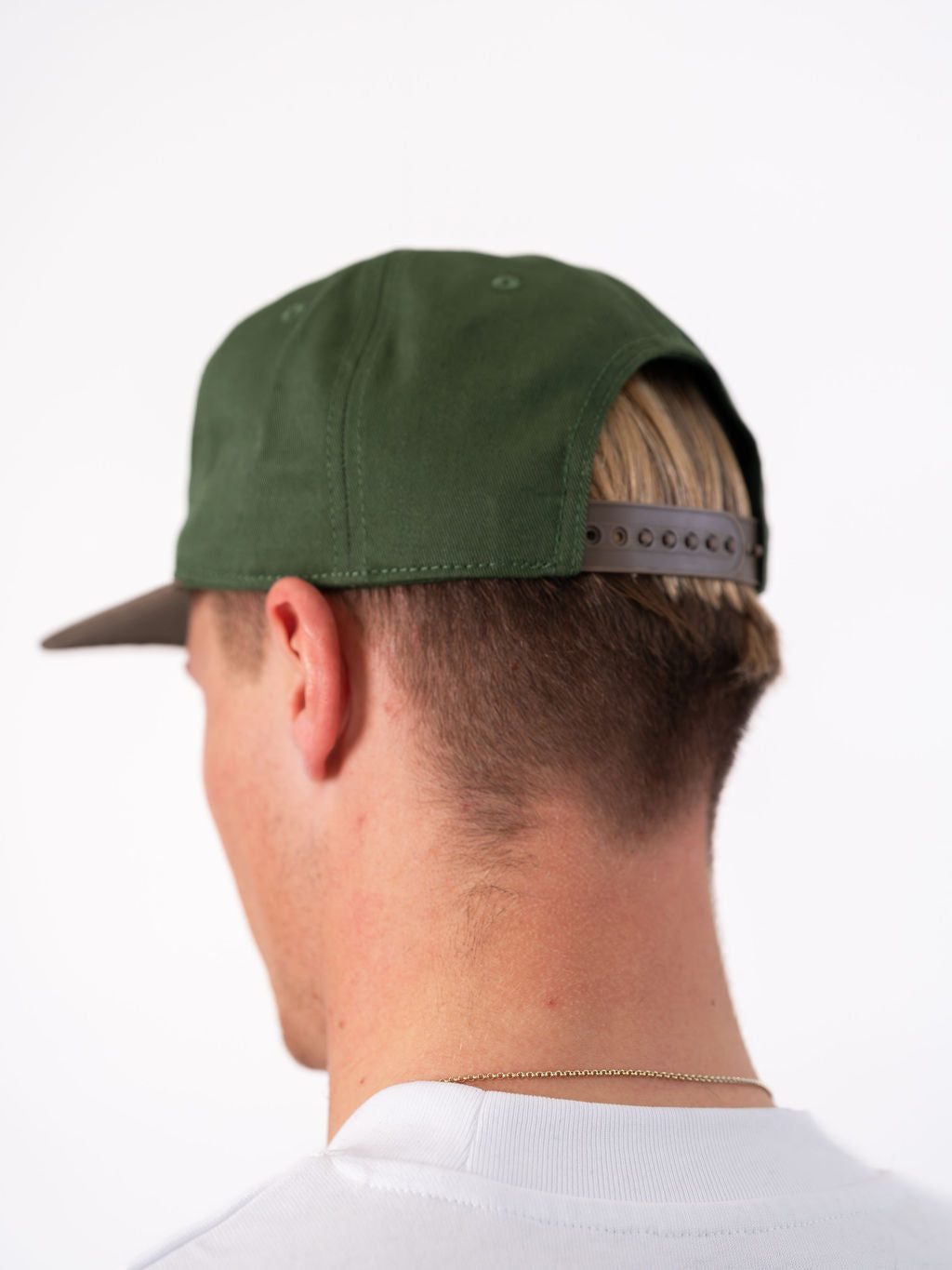 Cub&amp;Co Oval Outfitters Cap Green &amp; Brown