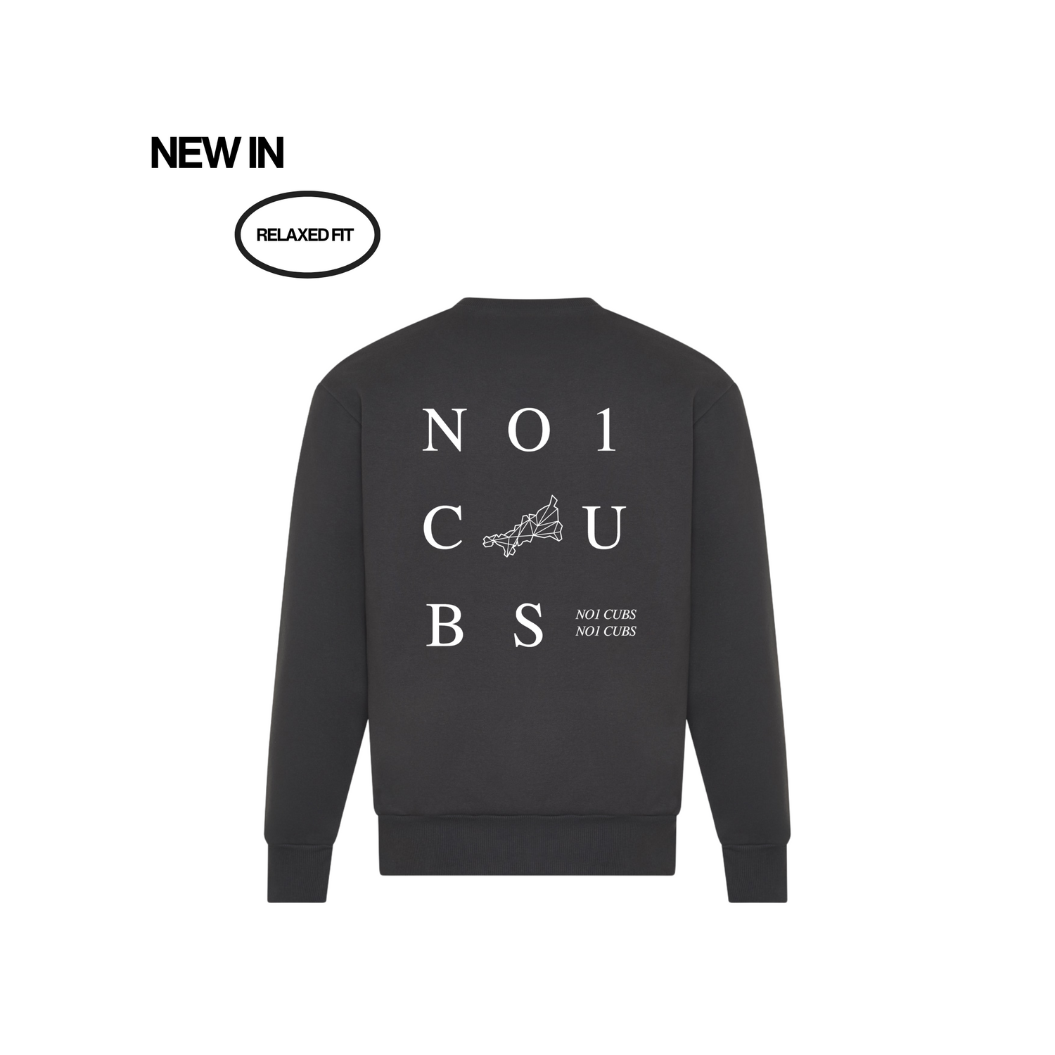 Slate Grey sweatshirt with white text and Cornwall design on a white background