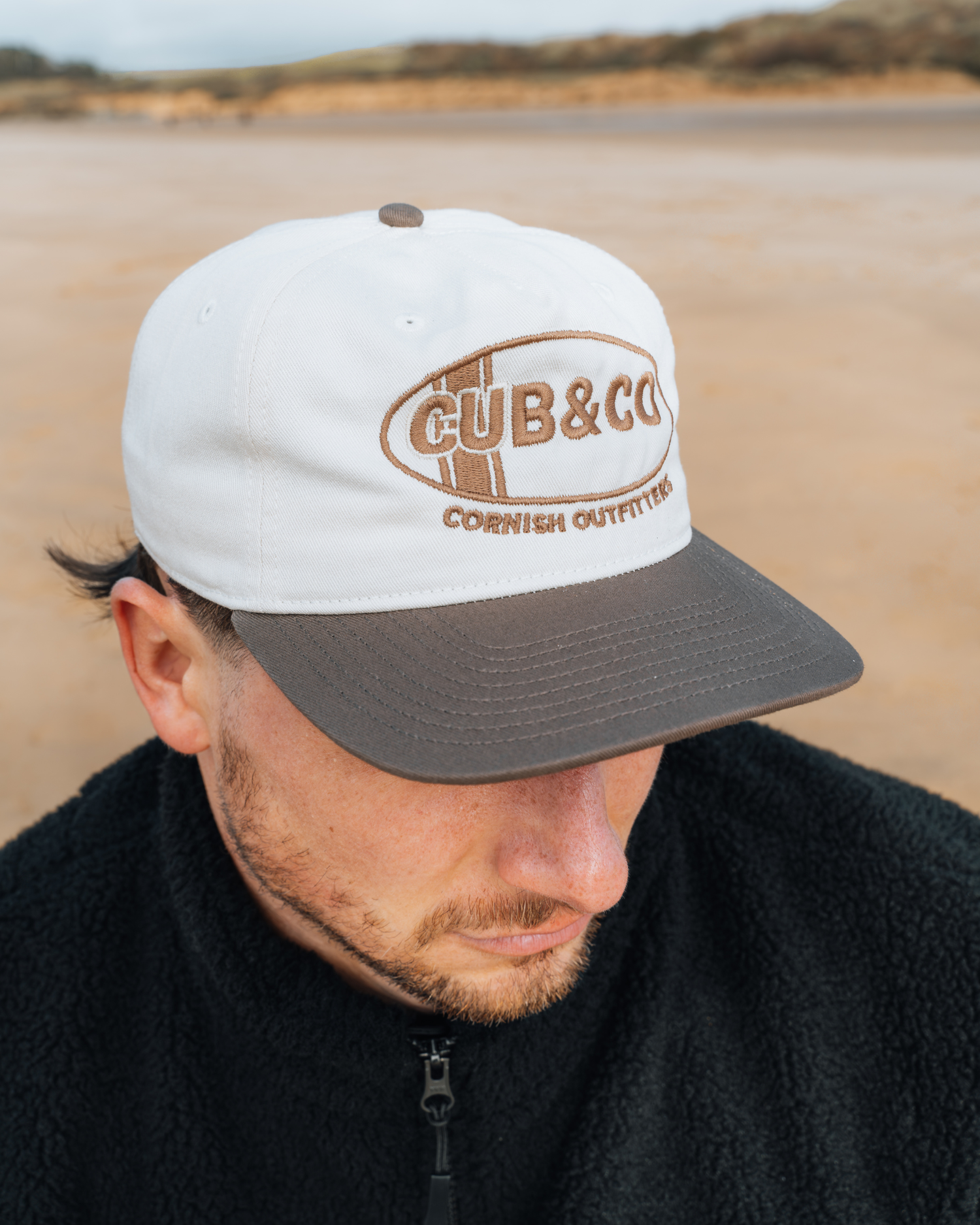 Cub&amp;Co Oval Outfitters Cap Cream
