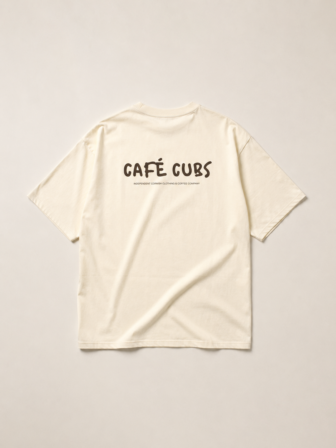 Café Cubs Heavyweight Box T-Shirt - Cornish Cream