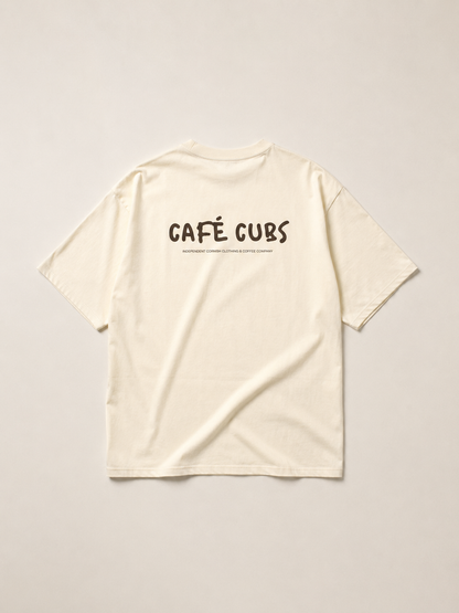 Café Cubs Heavyweight Box T-Shirt - Cornish Cream