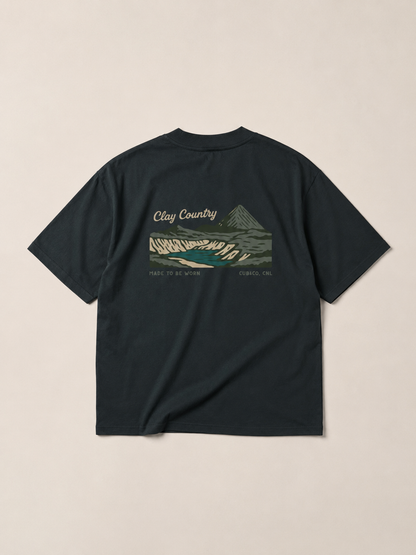 Clay Country Heavyweight Box T-Shirt - Black
