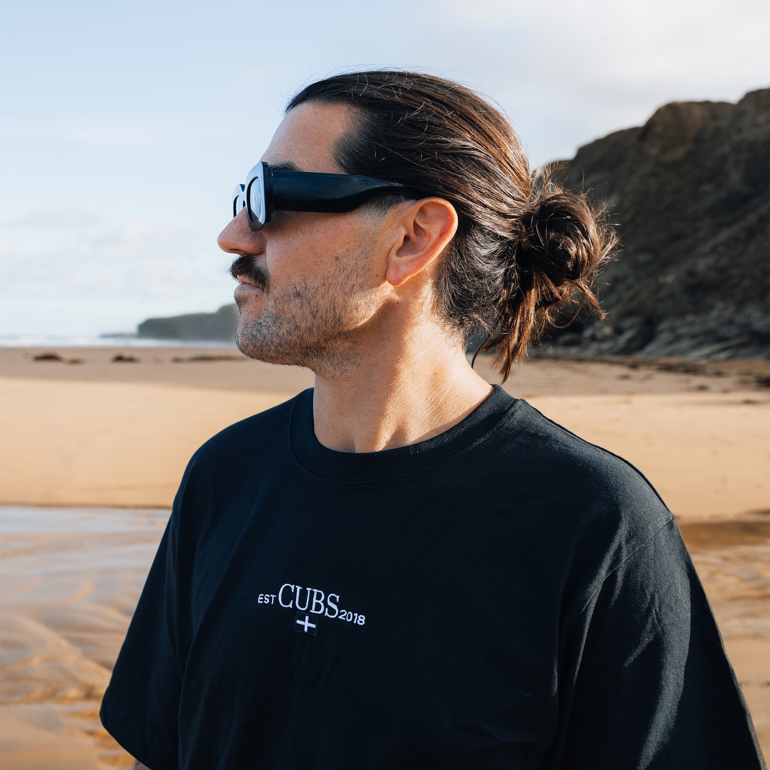 Kernow Heavyweight Relaxed Fit T-Shirt - Black