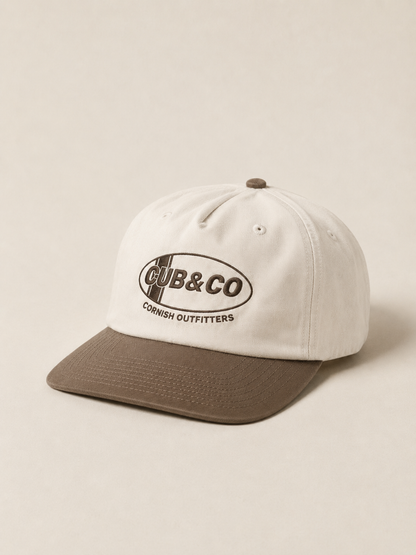 Oval Outfitters Cap Cream &amp; Brown