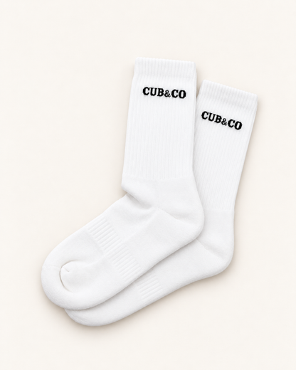 Cub&amp;Co Socks - White