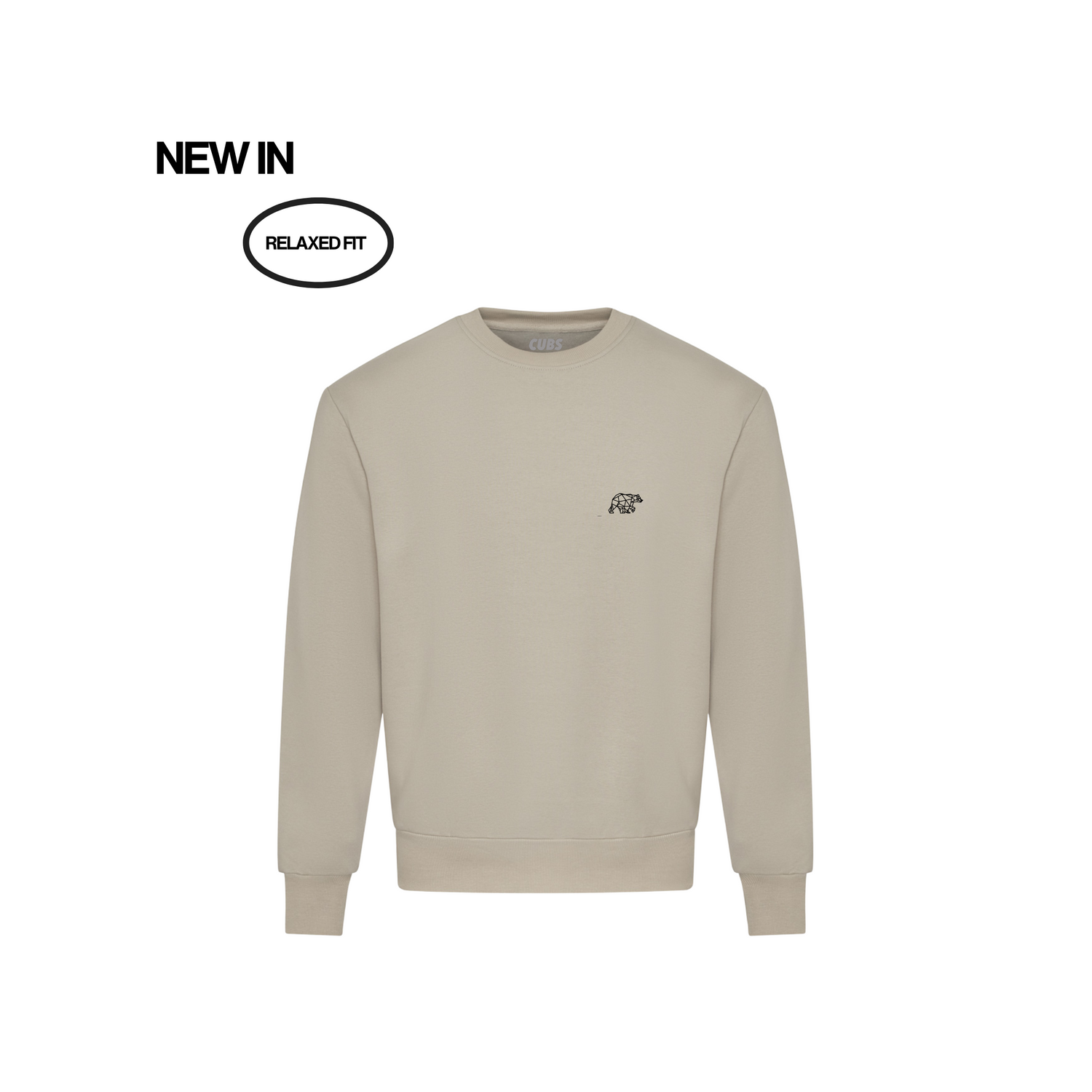 3 Tier Heavyweight Sweatshirt - Sand
