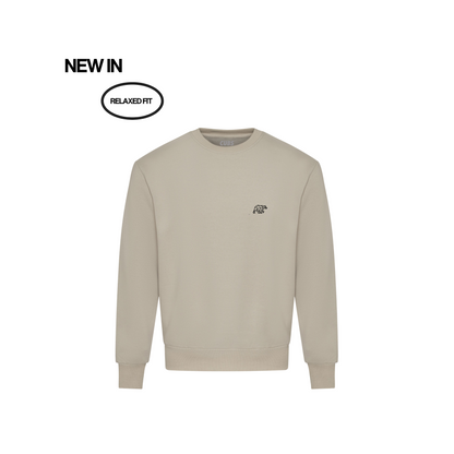 3 Tier Heavyweight Sweatshirt - Sand