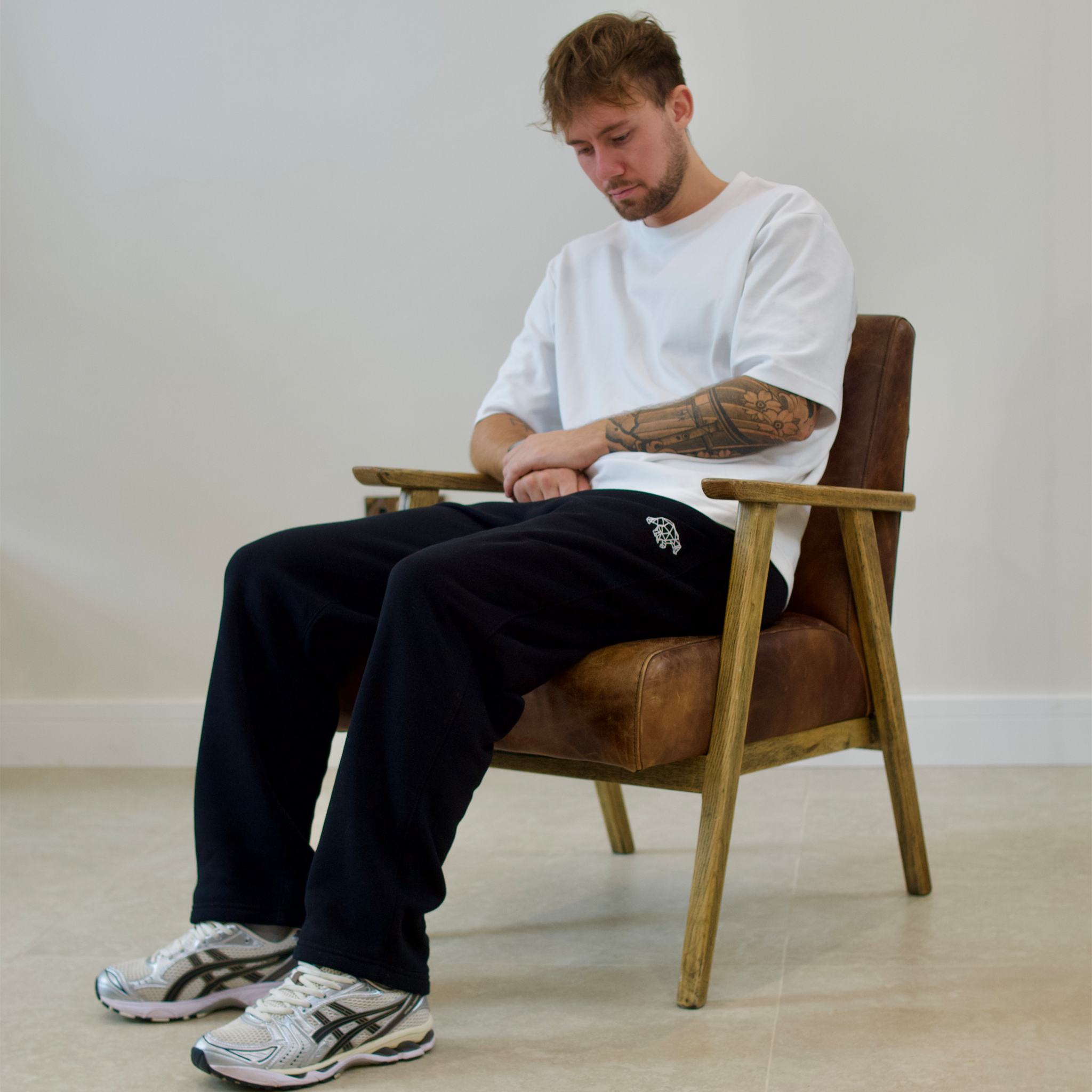 Polybear Black Straight Leg Jogger