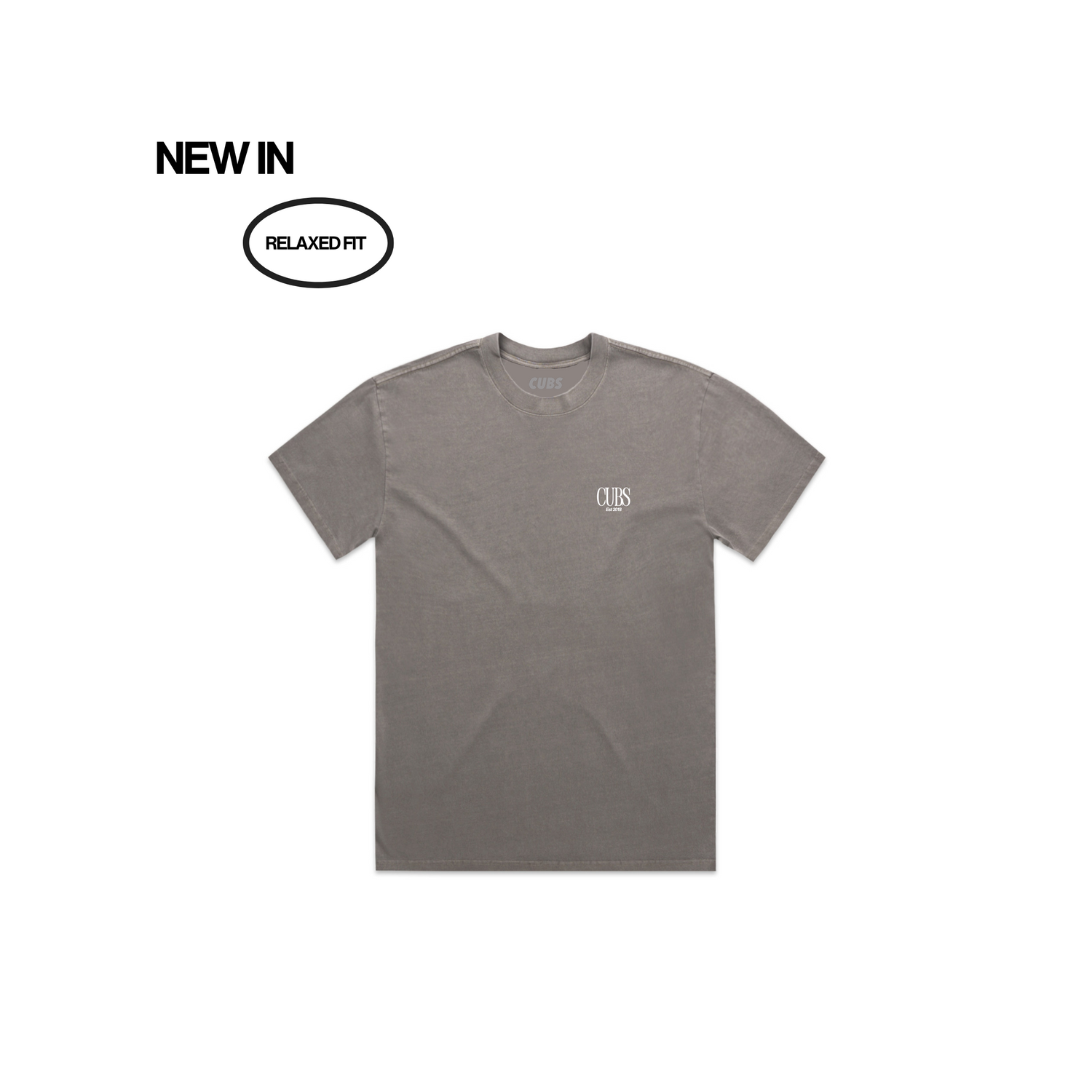 Coffee Club Heavyweight Relaxed T-Shirt - Washed Brown