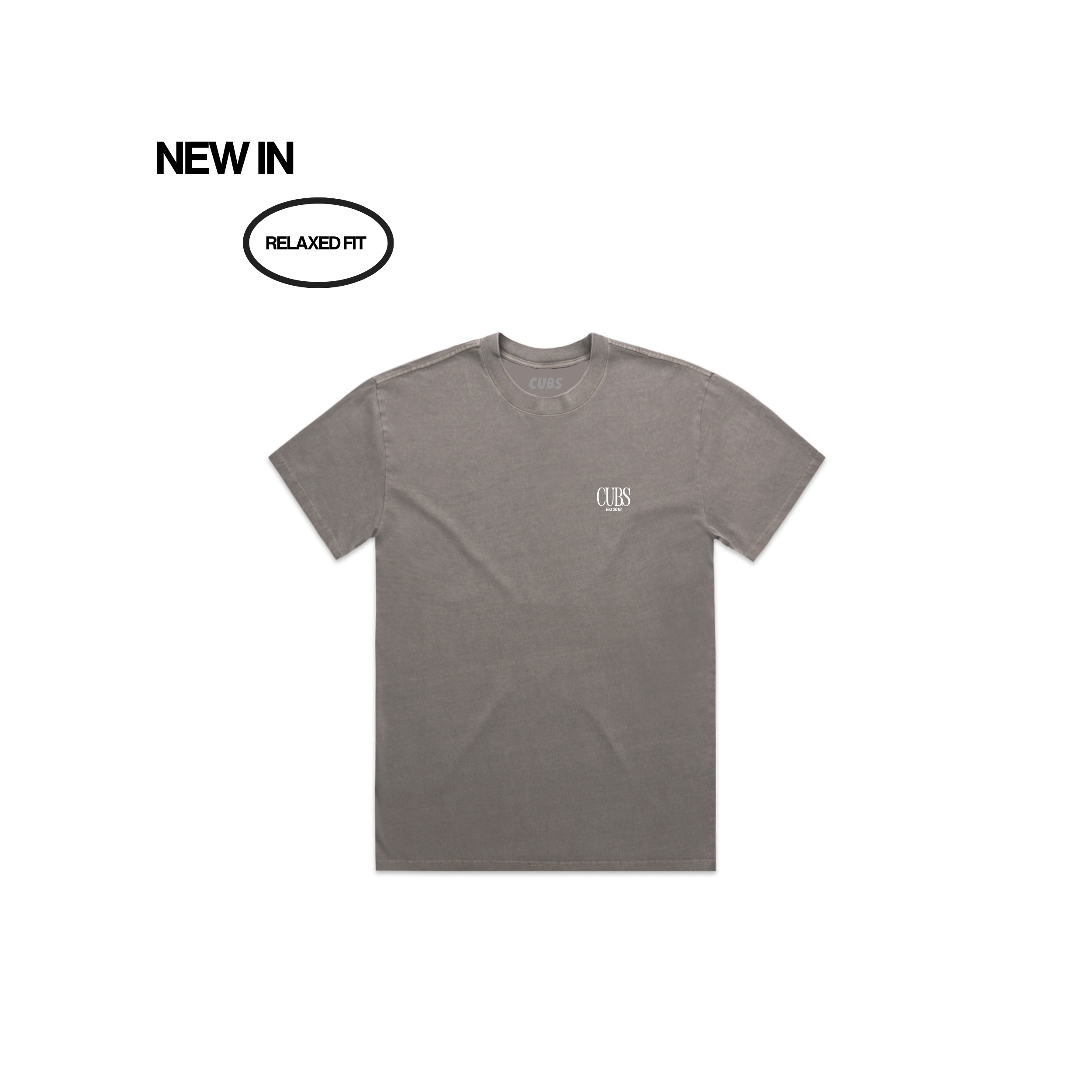 Coffee Club Heavyweight Relaxed T-Shirt - Washed Brown