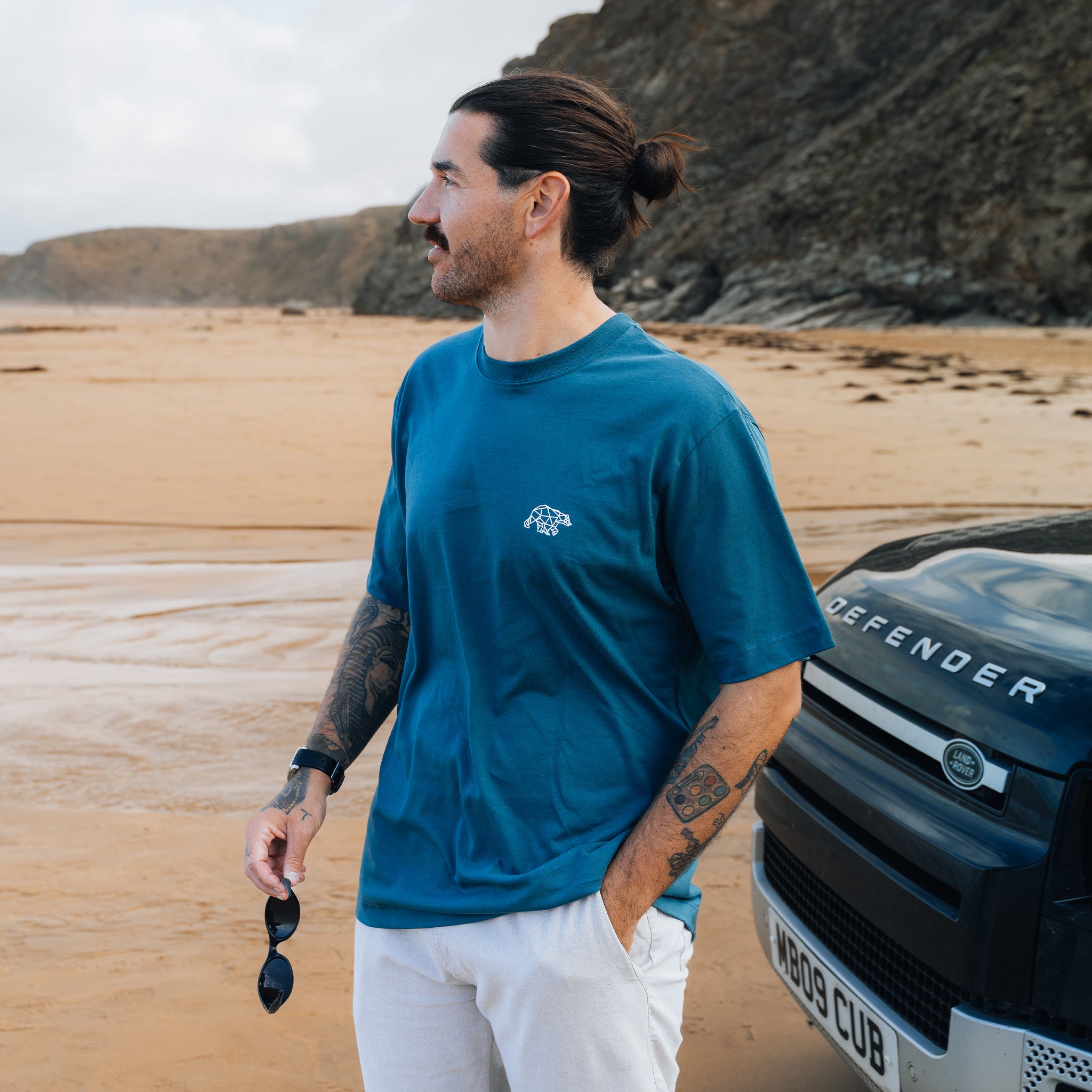 Polybear Heavyweight Relaxed T-Shirt - Sea Teal