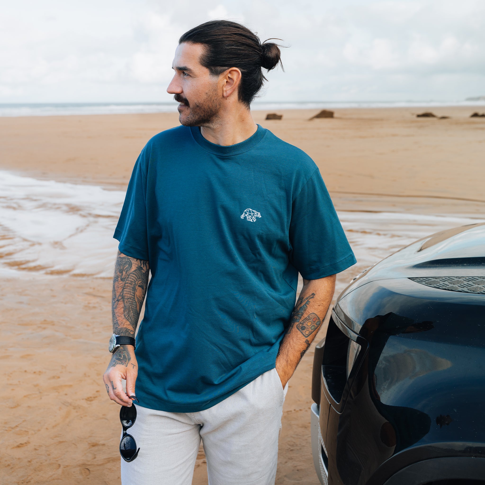 Polybear Heavyweight Relaxed T-Shirt - Sea Teal