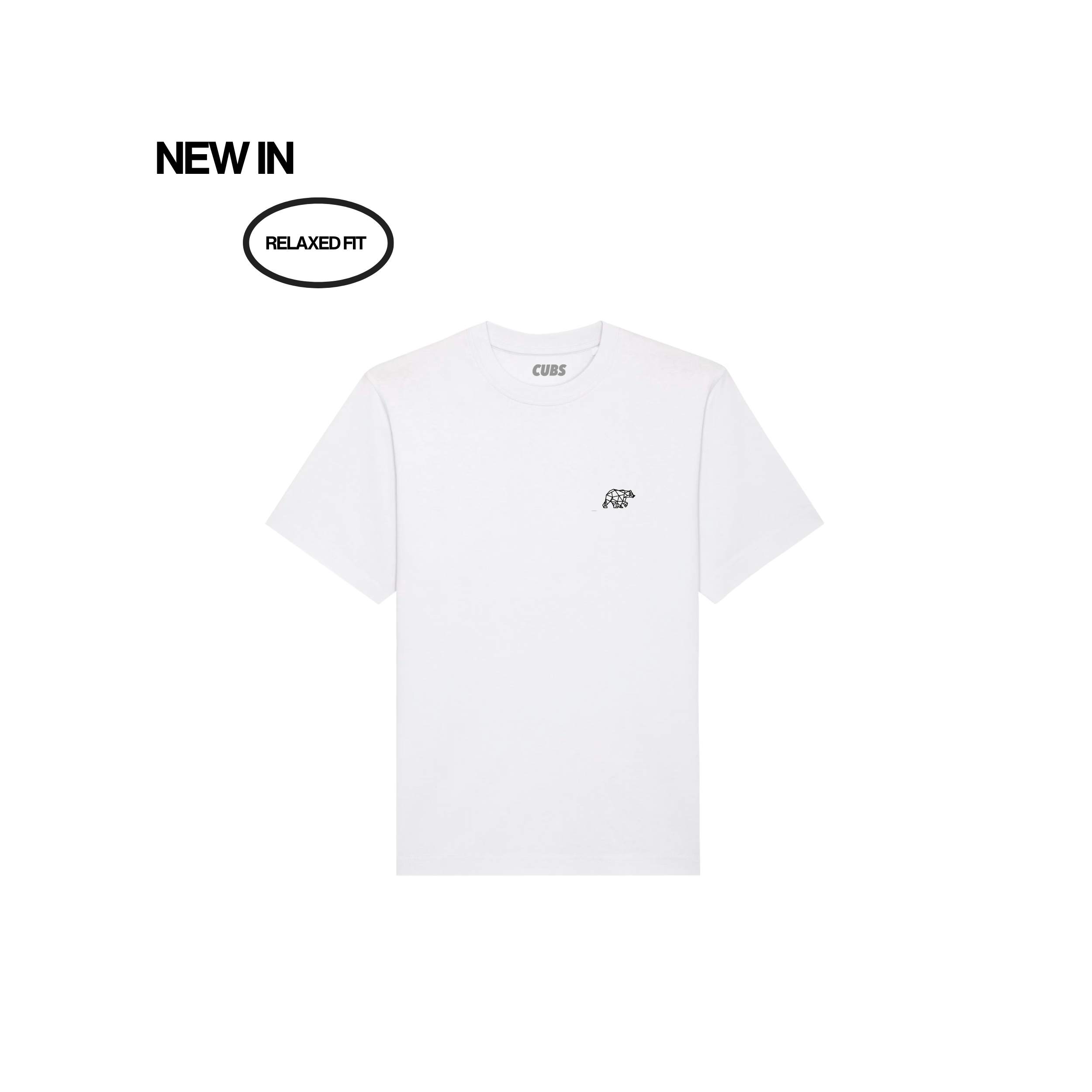 Bear Essentials Heavyweight Relaxed T-Shirt - White