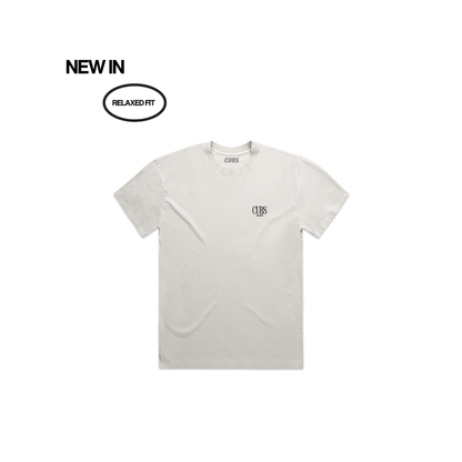 Coffee Club Heavyweight Washed T-Shirt - Cream