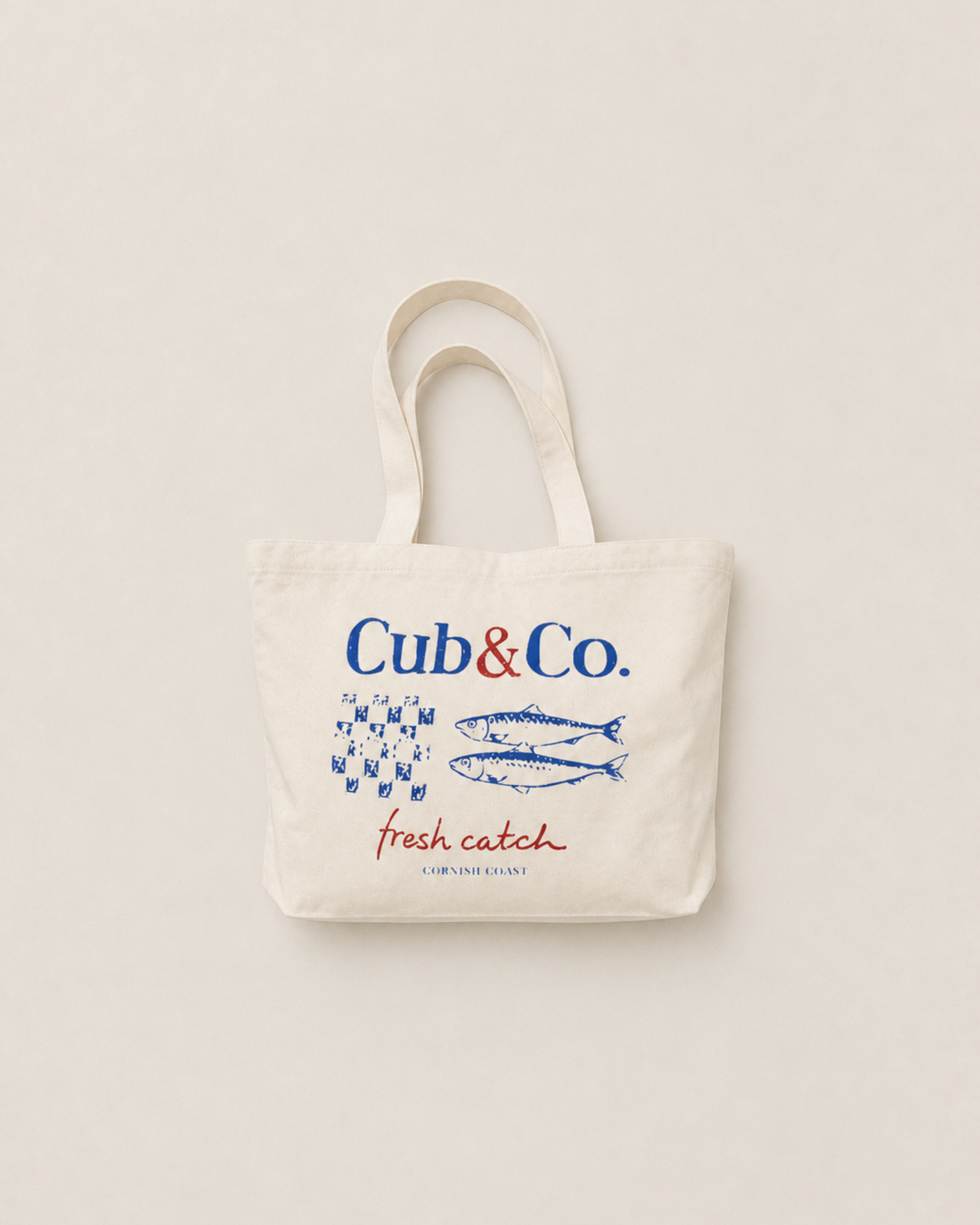 Fresh Catch Natural Beach Bag