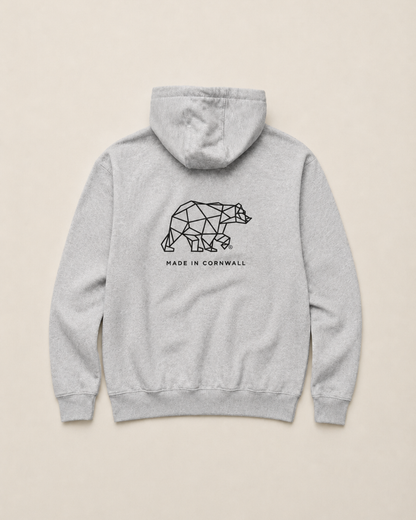 Bear Heavyweight Hoodie - Heather Grey