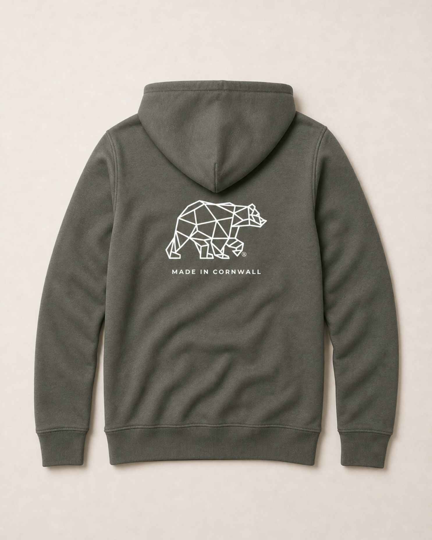 Kids’ Bear Hoodie Khaki