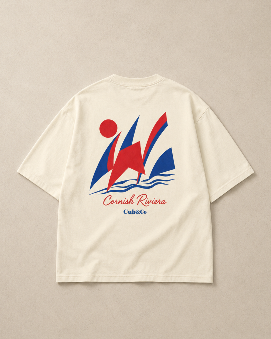 Riviera Heavyweight Box T-Shirt – Cornish Cream