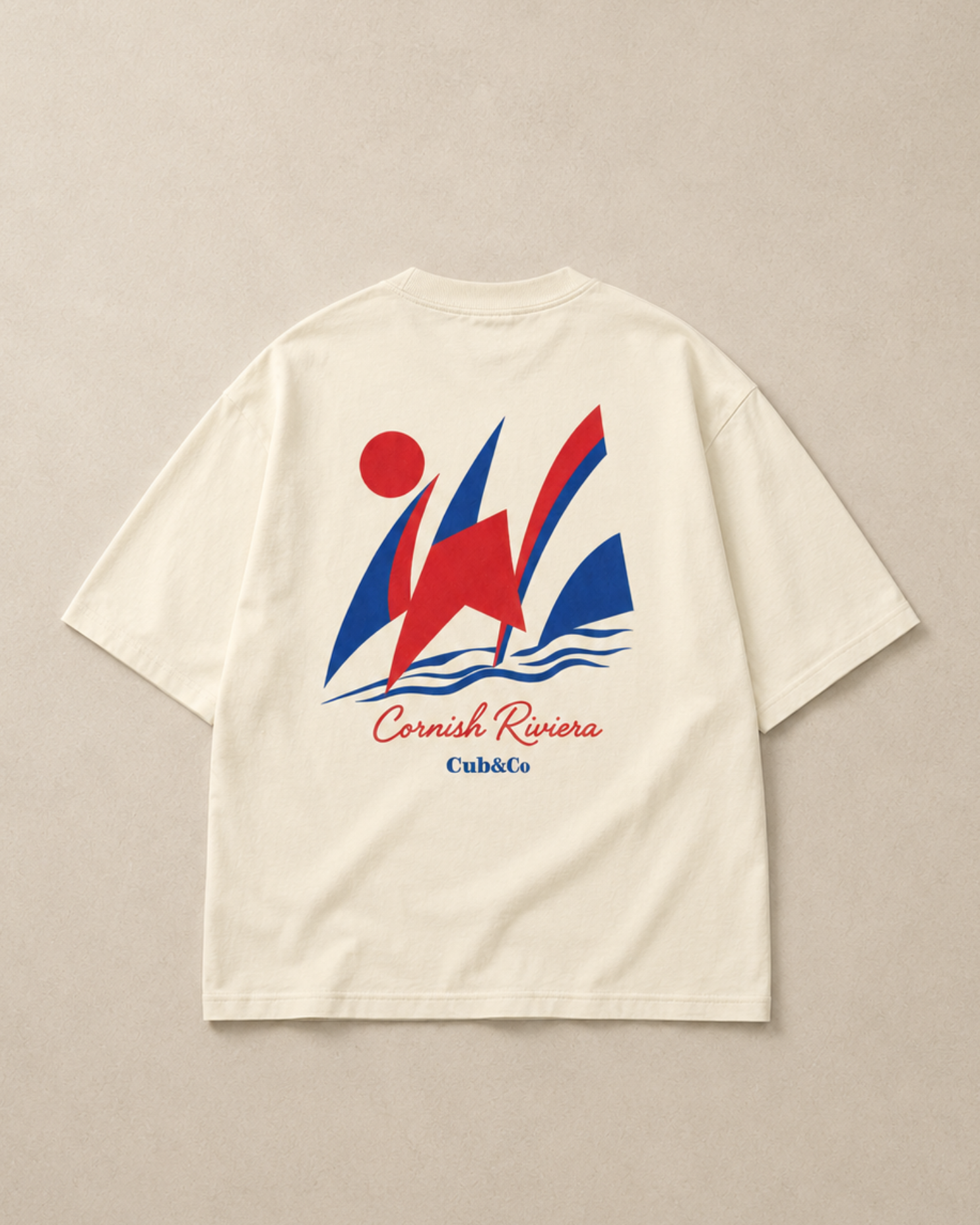 Riviera Heavyweight Box T-Shirt – Cornish Cream